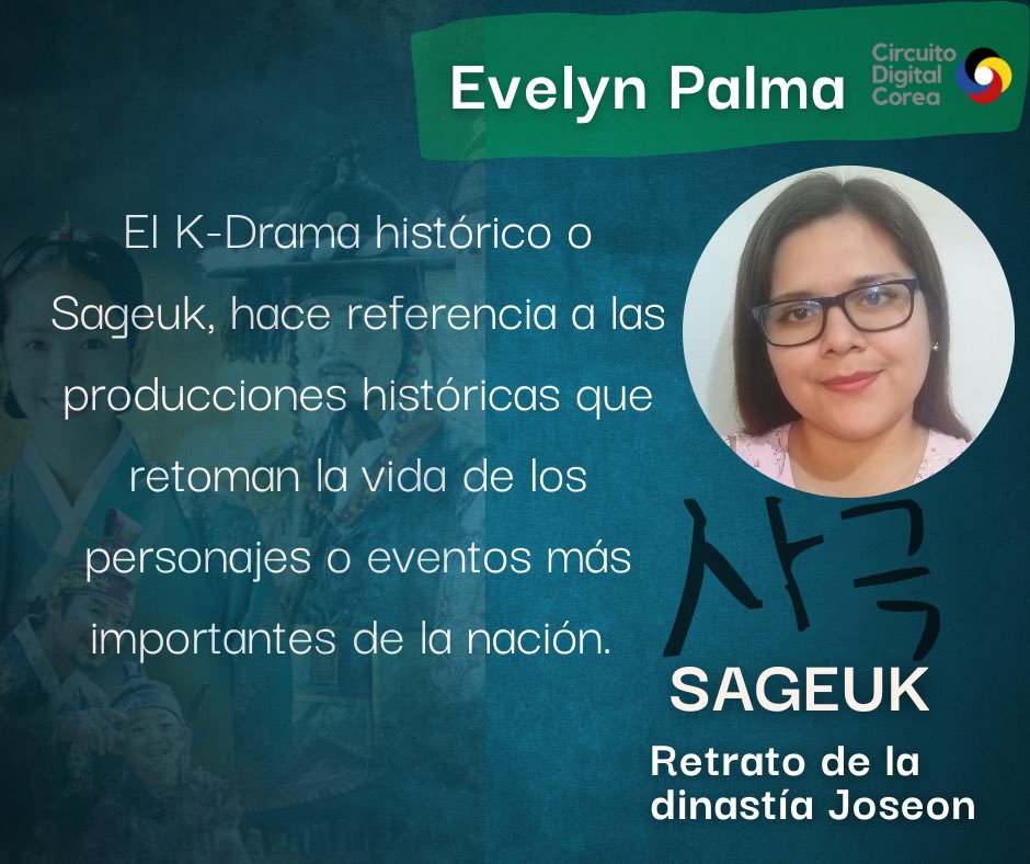 cmec_mx's tweet photo. Compartimos con ustedes algunas reflexiones del #CircuitoDigitalCorea del mes de agosto, dedicado al Sageuk: dramas históricos coreanos. 

[parte 1] 

#estudioscoreanos #cmec #kdramas #hallyu #dramas #historia #Corea #Korea #Korean https://t.co/oRsiNR6vcz