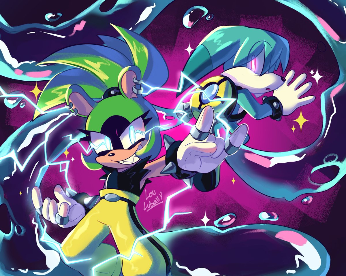 My piece for <a href="/SonicMischiefZ/">✧ Sonic Mischief Zine ✧</a> 
i took this chance to draw these two!