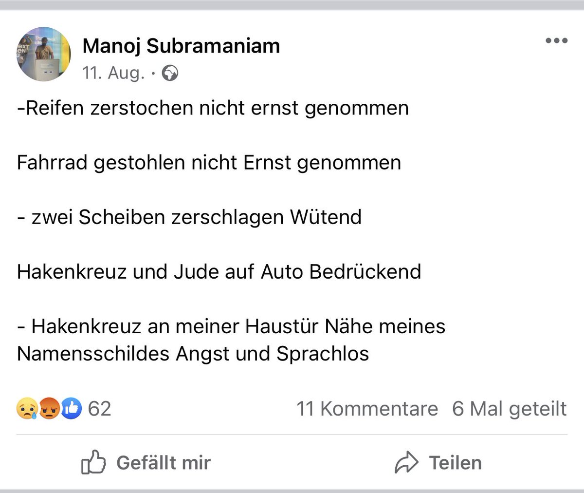 ⁦@manojsubramanym⁩ Grüne und gelogene Hetzpropaganda, die - mit Ihren Worten - wütend und sprachlos macht. Und jetzt verkriecht sich das grüne Gesindel und ist für keine Stellungnahme erreichbar? Bedrückend. #manojsubramanym ⁦@gruenenrw⁩