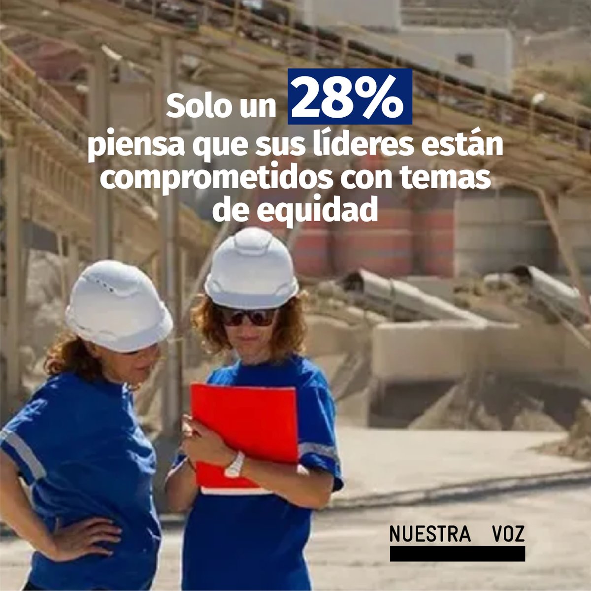 #MUJERES en #minería 
Un #estudio consultó la opinión de 500 #profesionales sobre las brechas de género, arrojando resultados poco positivos, Aunque se percibe un leve avance sobre #equidaddegenero, la participación de ellas en el rubro sigue siendo muy baja.