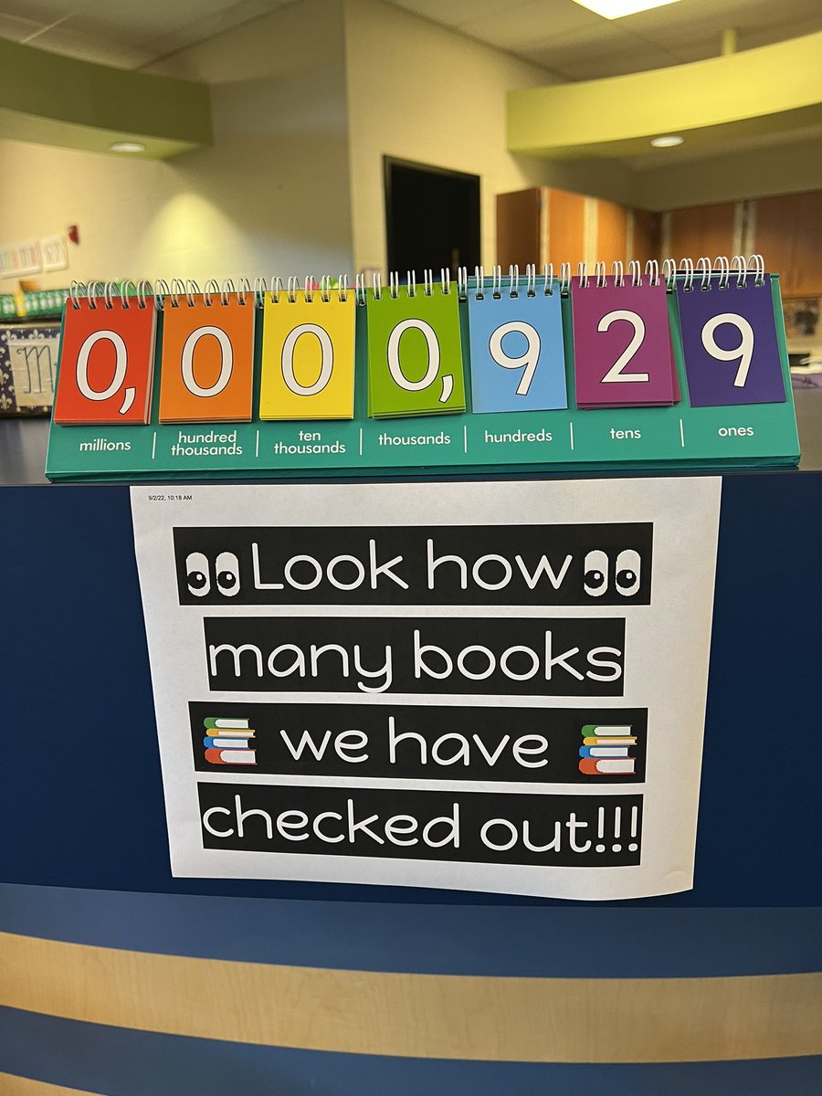 👀 Look how 👀 many books 📚 we have 📚 checked out!!! <a href="/ISDSchools/">Independence School District</a> <a href="/LBSharks/">Little Blue Sharks</a>