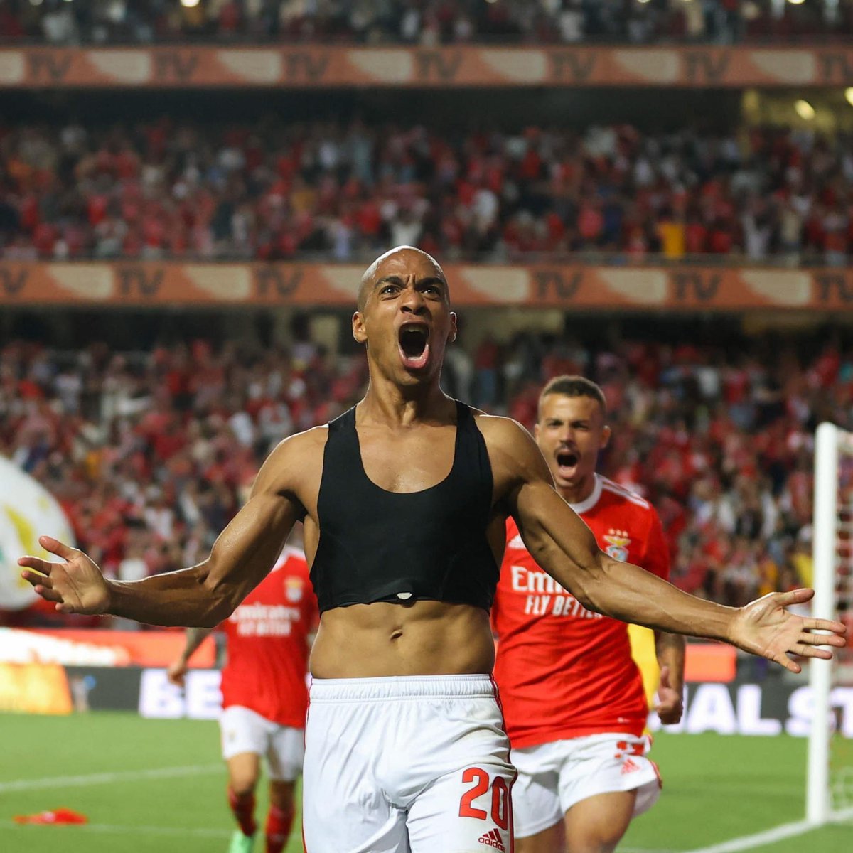 Jogamos e vivemos por estes momentos! 😍 parabéns equipa por acreditarmos até ao último minuto! Grande vitória num ambiente incrível. Seguimos juntos <a href="/SLBenfica/">SL Benfica</a> 🔴⚪️