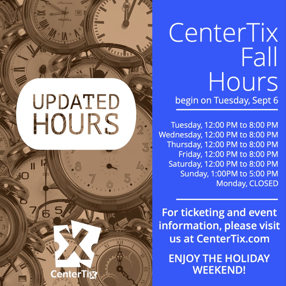 CenterTix tweet media