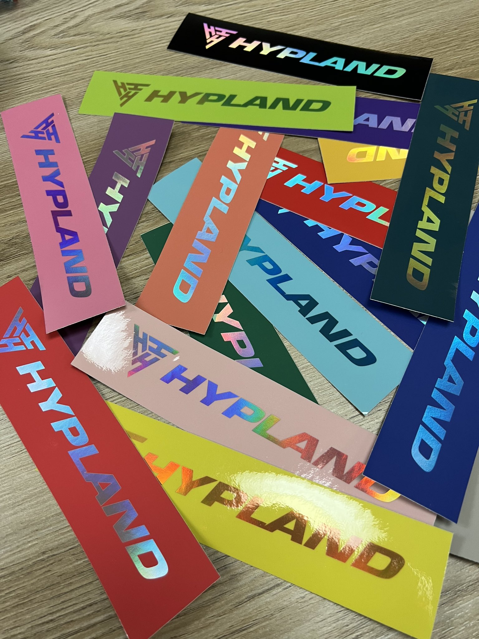 HYPLAND on Twitter "New stickers for every order. Each order will come