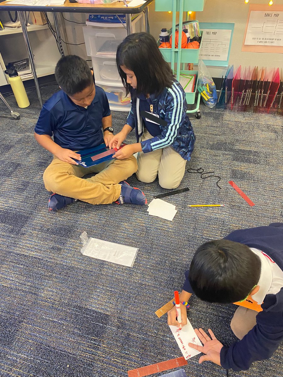lobravo1's tweet photo. Exploring equivalent fractions with different math manipulatives today. They were asked to find  as many equivalent fractions with their group. @ExplorersCol #4thgradeDual #mathematicians in action. https://t.co/vpMnOZTIpo