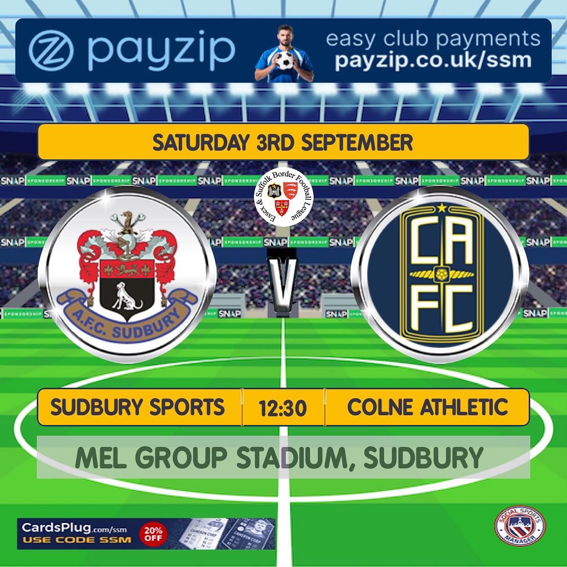 Colne Athletic FC (@colneathletic) on Twitter photo Both teams are on their travels tomorrow. The firsts have an early ko with a tough game against <a href="/sudburysports1/">@TheSudburySports</a> and will be looking to bounce back from last week. The reserves open their league campaign with a visit to <a href="/BoxtedLodgersFC/">Boxted Lodgers FC</a> #UTA ⚽️⚽️ Both teams are on their travels tomorrow. The firsts have an early ko with a tough game against <a href="/sudburysports1/">@TheSudburySports</a> and will be looking to bounce back from last week. The reserves open their league campaign with a visit to <a href="/BoxtedLodgersFC/">Boxted Lodgers FC</a> #UTA ⚽️⚽️