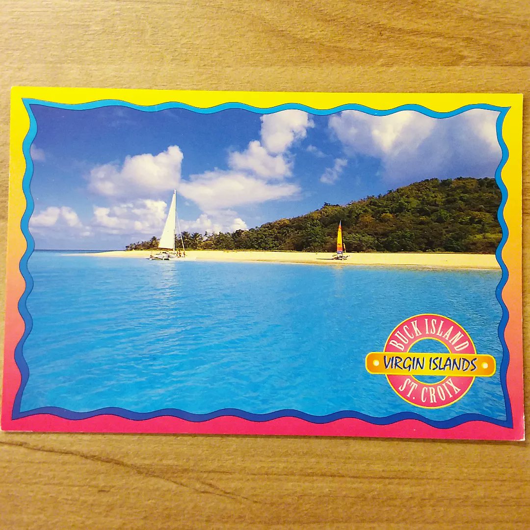 AvenidaRustavel's tweet photo. Buck Island, US VIRGIN ISLANDS 🇻🇮 #buckisland #stcroix #usvirginislands #usvi #islasvirgenes #ilesvierges #caribbean #caribbeansea #caribe #marcaribe #antilles #postcards #postcardcollection #mypostcardcollection #postales #stamps #philately #postcrossing #visitusvi #usvinice https://t.co/U3rQs37vxW