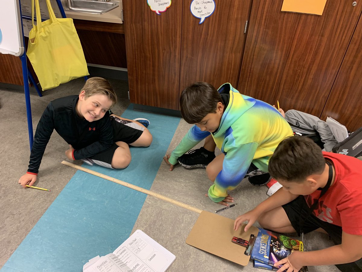 Wells 5th graders completing a scientific investigation. <a href="/CFISDWells/">Wells Elementary</a> <a href="/MrsEstwickCfisd/">Latasha Estwick</a> <a href="/cfisdwells5th/">Wells 5th Grade</a>