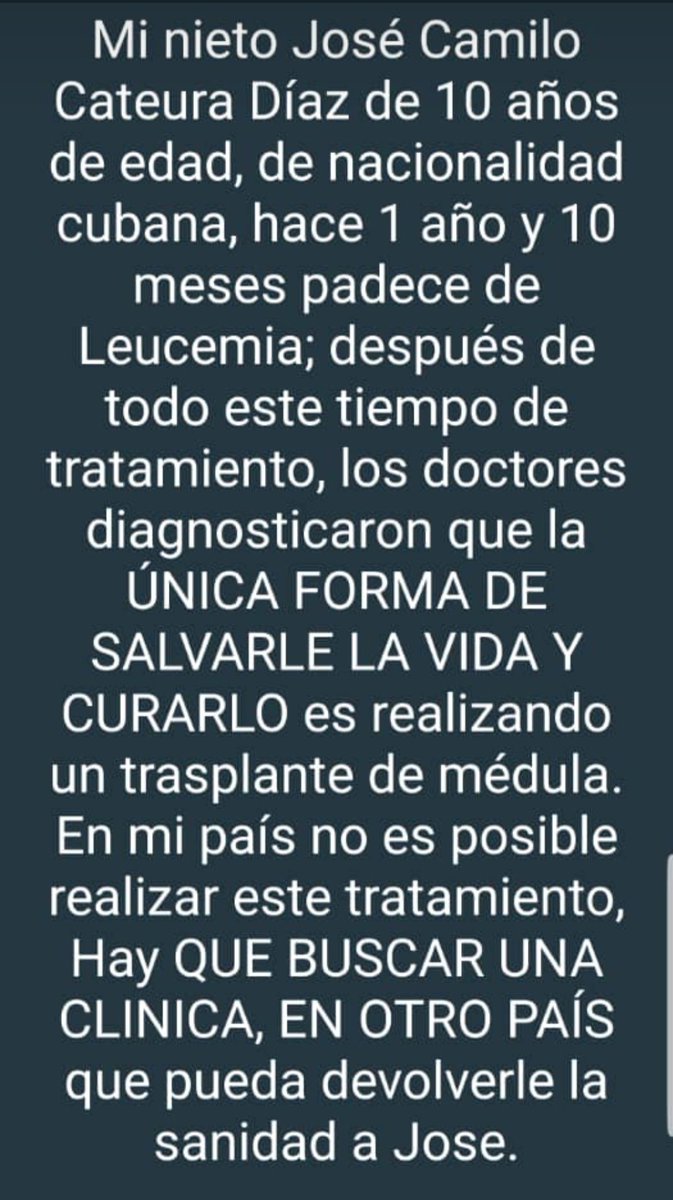 SDYhabana's tweet photo. Twitter haz tu magia. Con compartir es suficiente y es todo lo que puedo hacer yo. 🙏.  Es un conocido de una amiga.

# + 53 58079868 y +53 52801974 https://t.co/hTdMmCbQWR