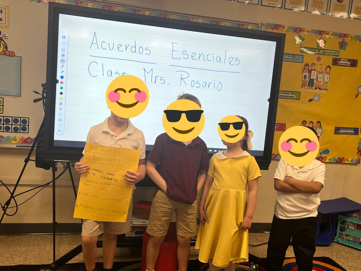 RSakatoma's tweet photo. We have finished with the Esencial Agreements of our class. Kids were proud to decide what include in it.  #whoweare #esencialagreements @SpeasGlobal @ibpyp https://t.co/0edqjorvRT
