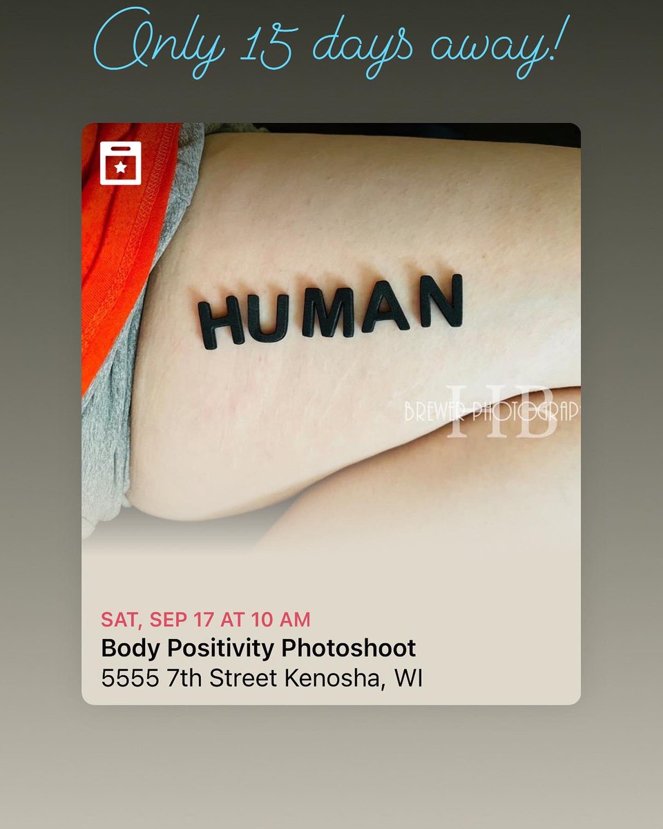 HBPhotography90's tweet photo. Body Positivity Photoshoot this September in southeast WI. Everyone and everyone is welcome! ♥️📸♥️ #BodyPositivity #Photoshoot #KenoshaWI #BrewerPhotography #H_Brewer_Photography #InRacine #InKenosha #SpreadLove https://t.co/CmTylDJs0m