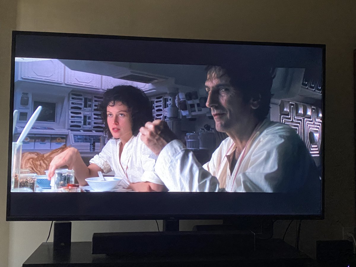 Alien_Theory's tweet photo. Watching Alien. Ripley and Brett are giving their sexy looks. https://t.co/lqrE4fq1Za