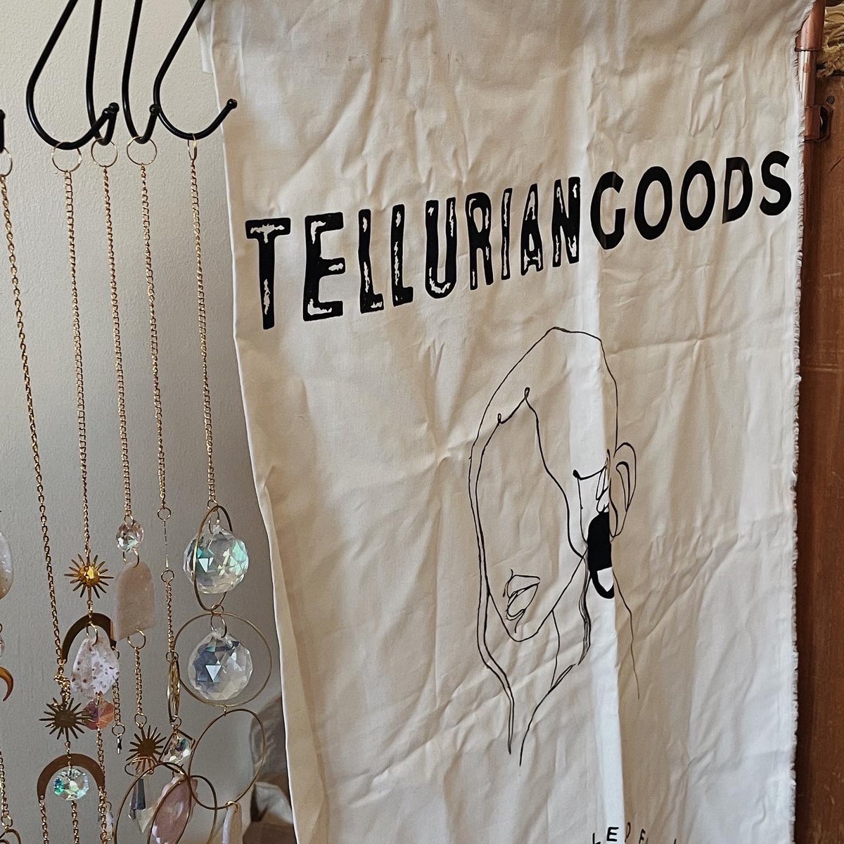 Tellurian Goods is in the house!! We're so excited to be hosting them for our First Friday this month. So many cute items! Come on by till 7:00 and show them some support!