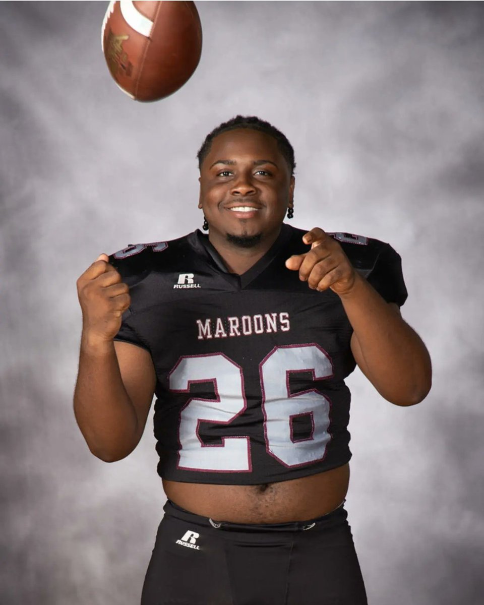 All_American_Me's tweet photo. Meet Senior RB/LB Lajuan McAdoo (5'11" 215 lbs). Mac is a 4 year starter who has over 3,000 yds rushing in the last two seasons. His ability to catch the ball out of the backfield makes him the complete back that has drawn college interest. #DynamicPlayMaker #MaroonFootball https://t.co/9RaKEivhX4