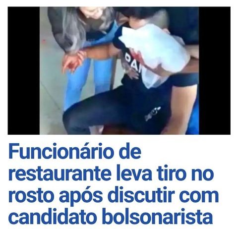 digoditocujo's tweet photo. Isso não é polarização! Partidos de idéias divergentes não geram essa violência! Isso é resultado da apologia às armas e o discurso de ódio de Bolsonaro! #ForaBolsonaro https://t.co/blsZFGlfeH