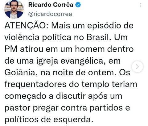 digoditocujo's tweet photo. Isso não é polarização! Partidos de idéias divergentes não geram essa violência! Isso é resultado da apologia às armas e o discurso de ódio de Bolsonaro! #ForaBolsonaro https://t.co/blsZFGlfeH
