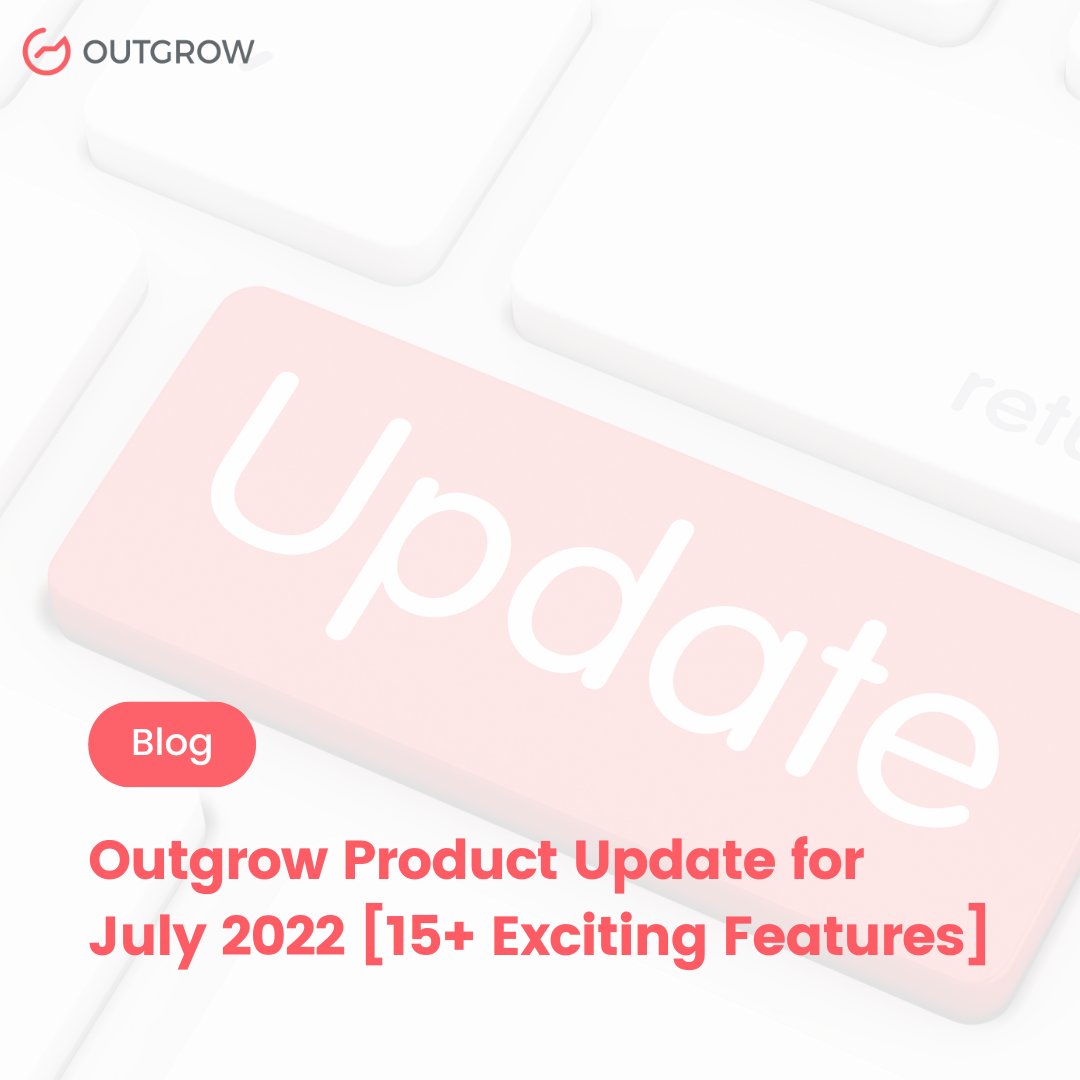 OutgrowCo's tweet photo. Outgrow’s product team has been relentlessly working on continuously upgrading the Outgrow builder and keeping the clients happy!
Read our blog post about our latest updates👉https://t.co/IF8dwu149P
#productupdate #onlinebuilder #nocode #onlinequizmaker #interactivecontent https://t.co/riMUnAMgME