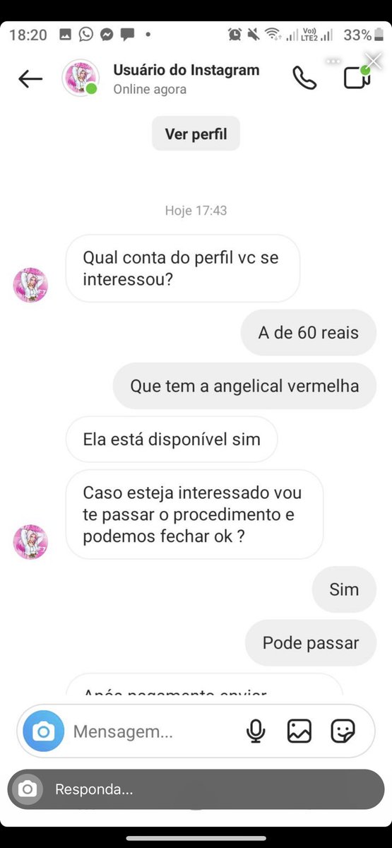 _deiasr's tweet photo. Como pode a pessoa que roubou as contas do @bsr019_ continuam aplicando golpes e o Instagram não fez nada, mesmo depois de tantas pessoas denunciarem, é revoltante 😡😡😡 https://t.co/mHBYSzlnnI