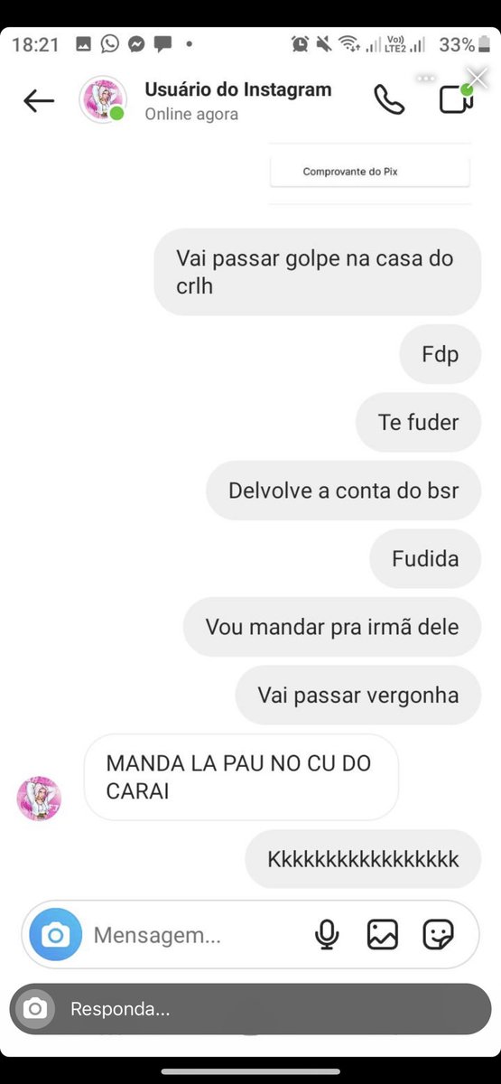 _deiasr's tweet photo. Como pode a pessoa que roubou as contas do @bsr019_ continuam aplicando golpes e o Instagram não fez nada, mesmo depois de tantas pessoas denunciarem, é revoltante 😡😡😡 https://t.co/mHBYSzlnnI