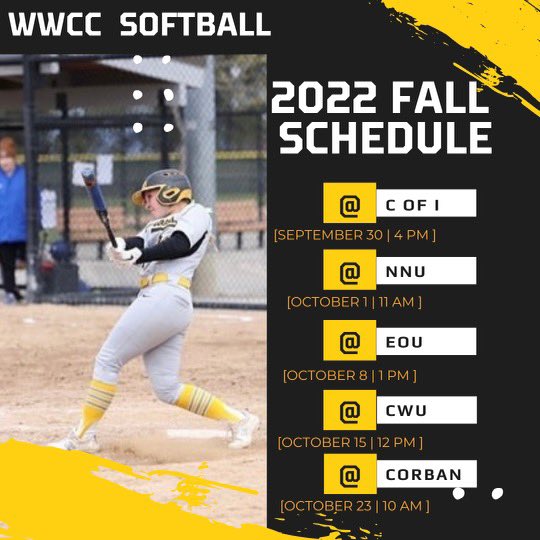 2022 fall schedule is set. It’s a good year to be a Warrior! #dubsup #bigtime