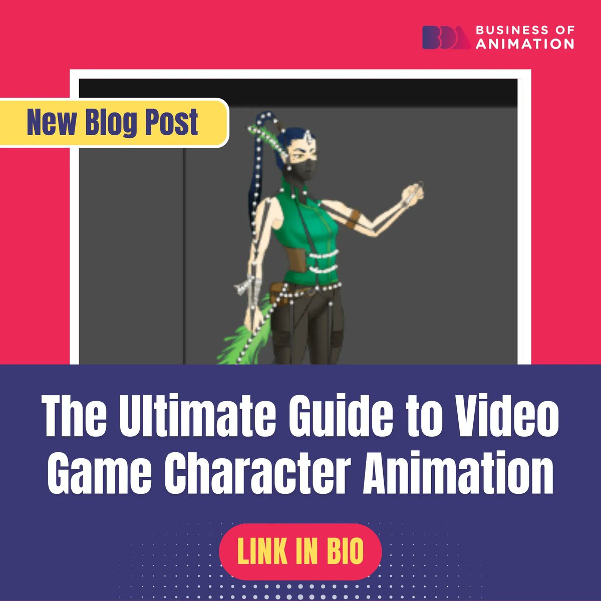 animationbiz's tweet image. In this blog post, we’re going to cover as much as we can regarding the design, implementation, and animation of video game characters. Link in bio to read more. 

#VideoGameCharacterAnimation #CharacterAnimation #VideoGameAnimation #CharacterAnimationInVideoGame #Animation