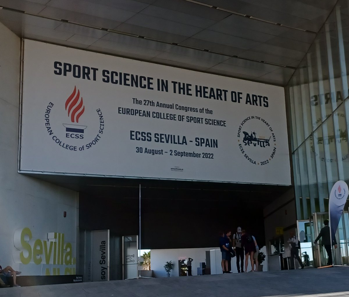 Soares_CM78's tweet photo. At the European College of Sport Science - Seville 2022 - talk about exercise and cancer! https://t.co/S0DBbFnCvq