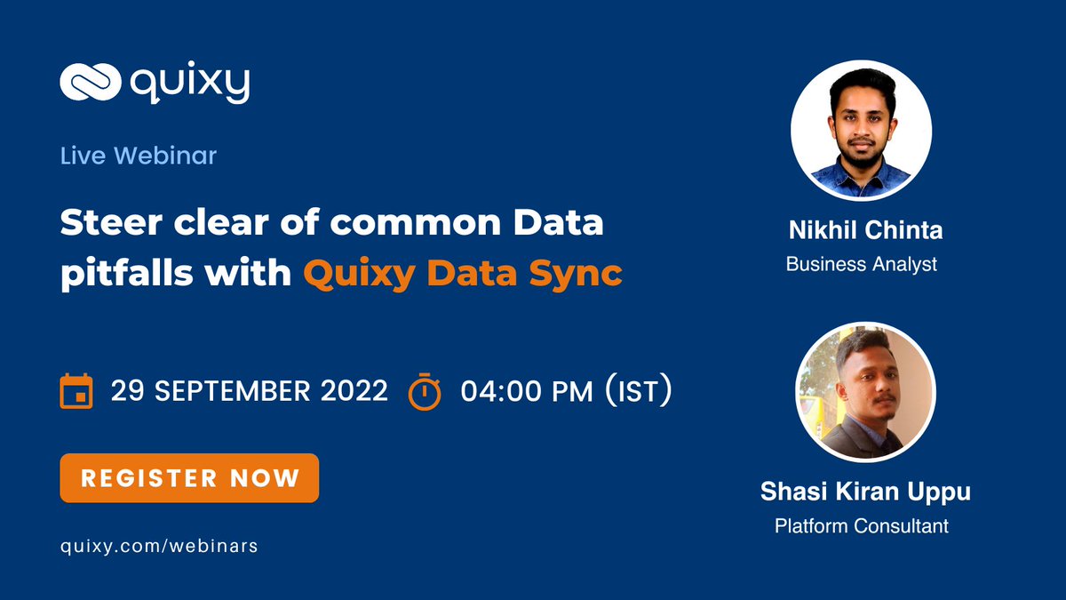 NoCodeCalendar's tweet photo. 🚨 New #nocode event alert 🚨

Name: Steer clear of common Data pitfalls with Quixy Data Sync
Date: 2022-09-29
Attendance:  Online
Region: Remote
Host: Quixy
Link: https://t.co/bUuFJGvEiK

Thanks to Sree Ram for submitting the event! 🥳 https://t.co/BldpEEazGX