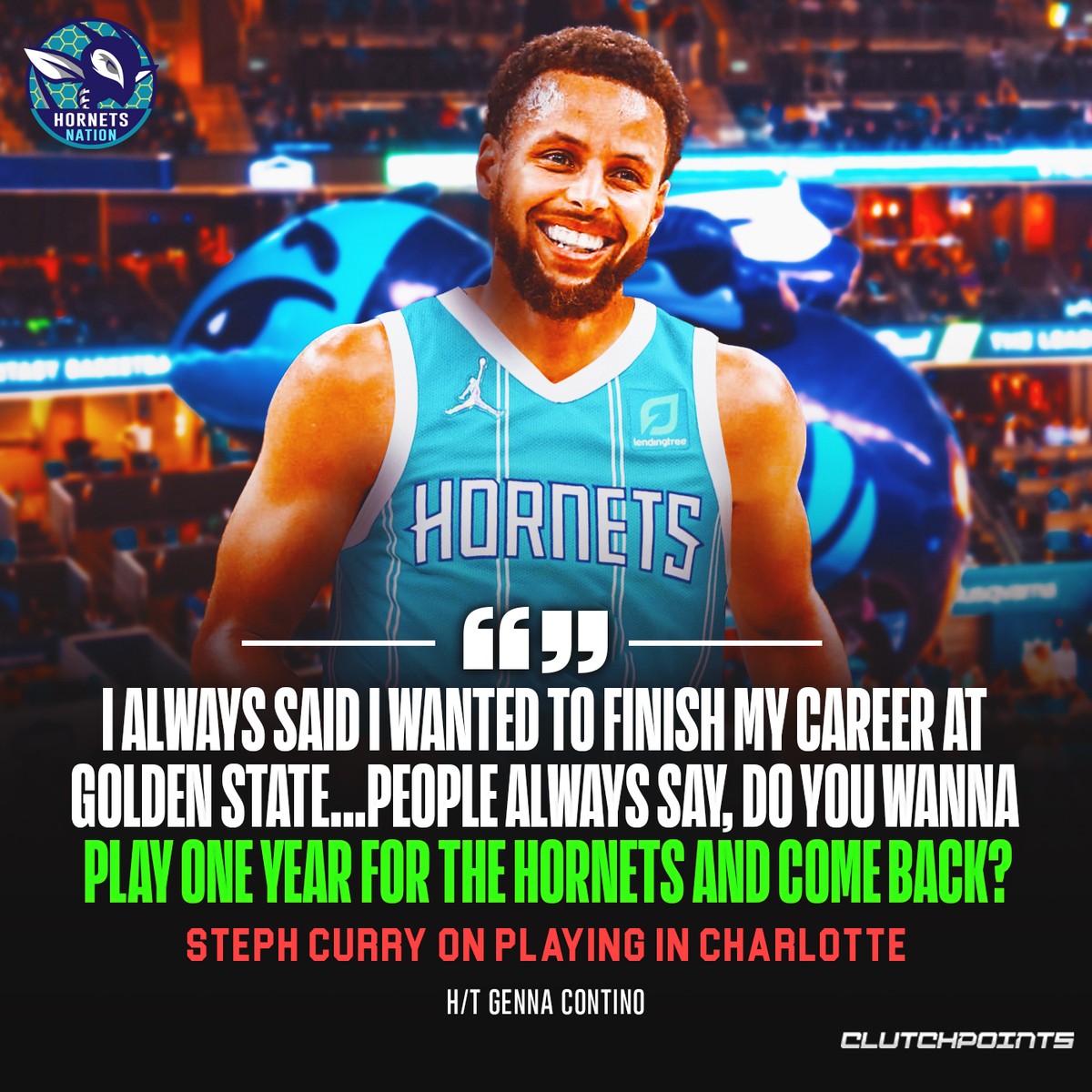 Stephen Curry Says He'd Play For The Hornets If He Wanted To Play