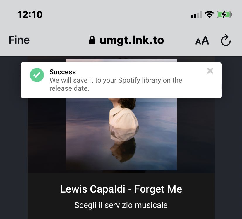 adorestun's tweet photo. HERE I AM 😭 I AM SOOO READY TO STREAM IT 24h/24h I LOVE YOU @LewisCapaldi https://t.co/0gAj0m0K4C