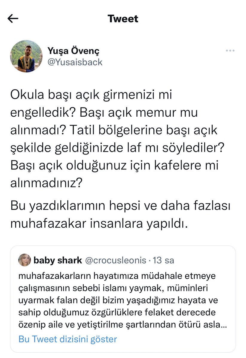 heralde ramazan ayında su içti diye çeşme başında kimse dövülmedi :D minibüse şortla binen kız darp edilmedi :D imamınız çıkıp şarap içenler sopalanmalı demedi :D festivalleri konserleri şikayet edip yasaklattırmadınız :D hep mağdur oldunuz siz hep dimi :D