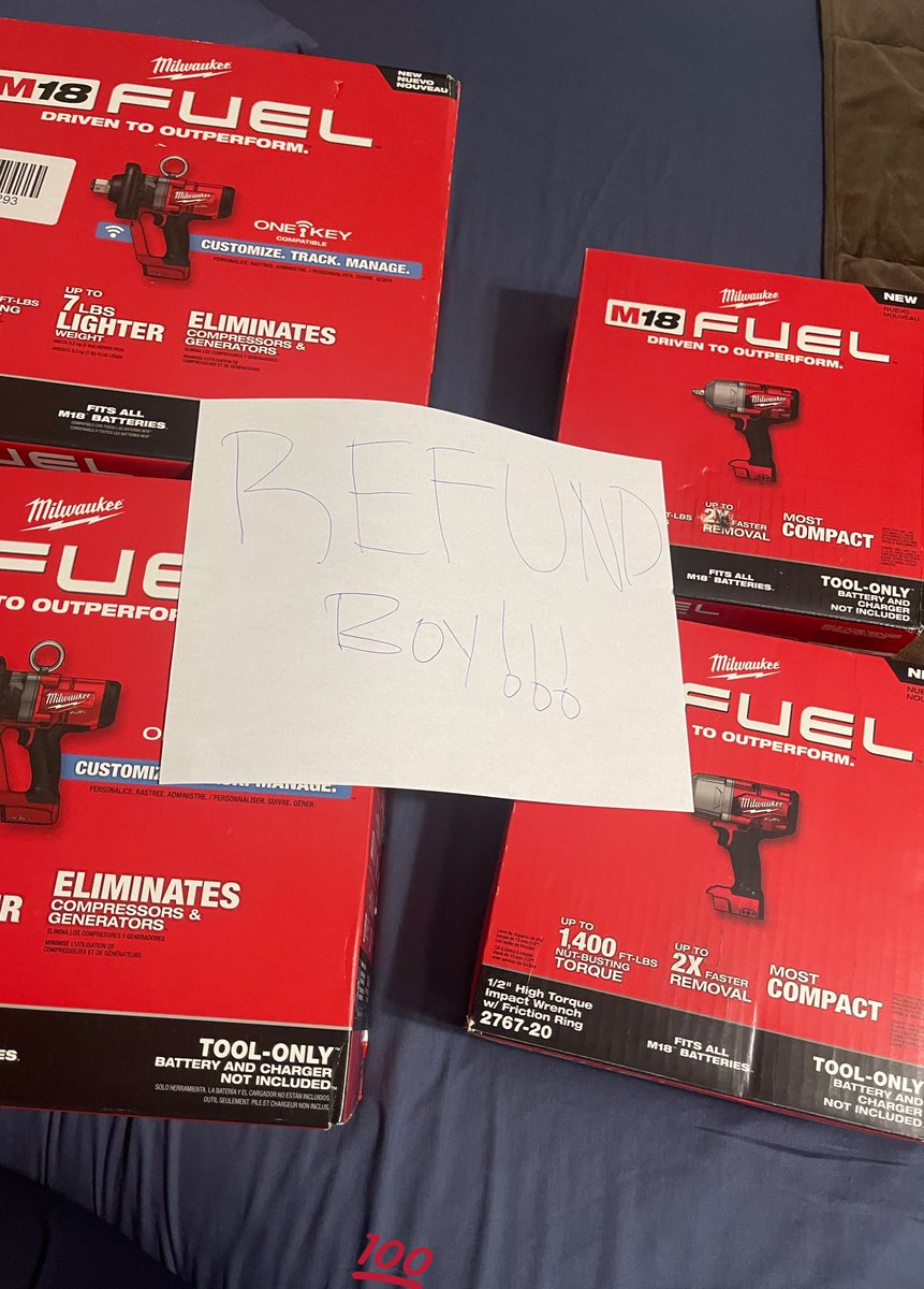 RefundBoyGroup's tweet image. Home Depot refund