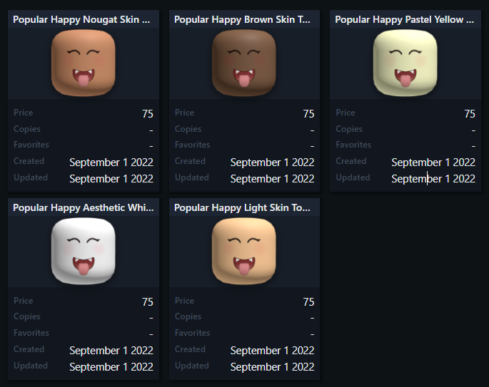 Super Super Happy Face mask UGC! - Roblox