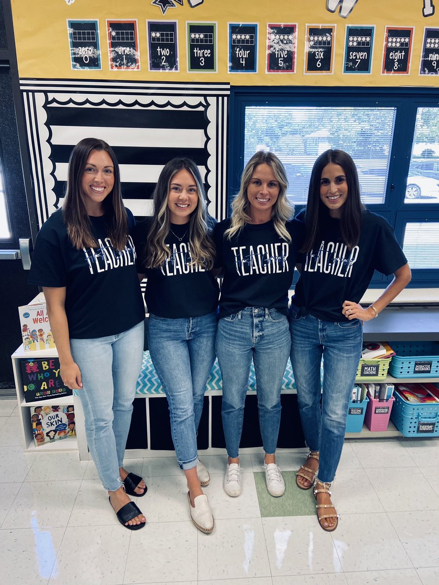 Excited and ready to meet our first graders on Tuesday! 🤍