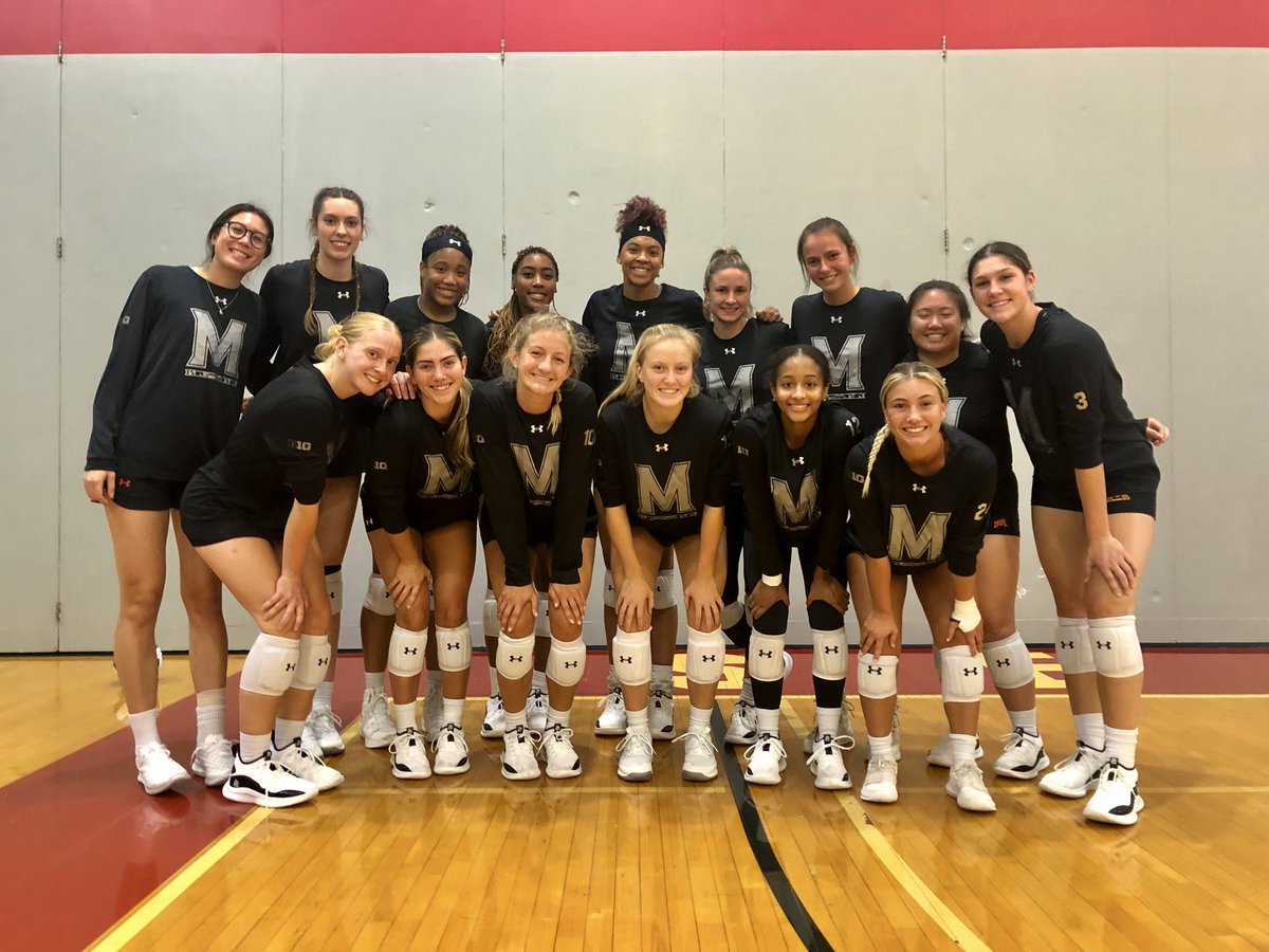 TerpsVolleyball's tweet photo. United against Racism. 

#BlackOutRacism | #StandwithRachelRichardson https://t.co/DsPttA7WIV