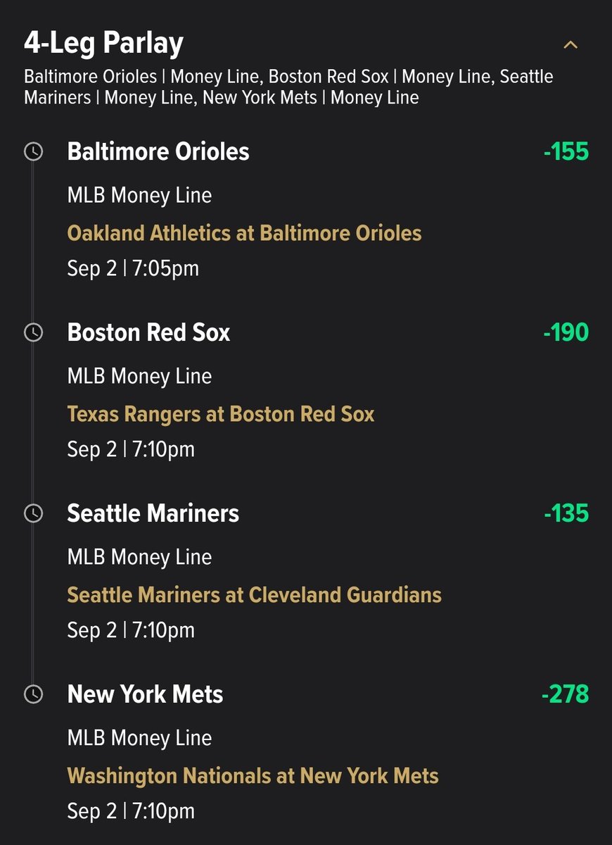 dfs_avengers's tweet photo. #parlay of the night
#MLB
#DFSavengers
#SQUADUP! https://t.co/Nmjse2j5If