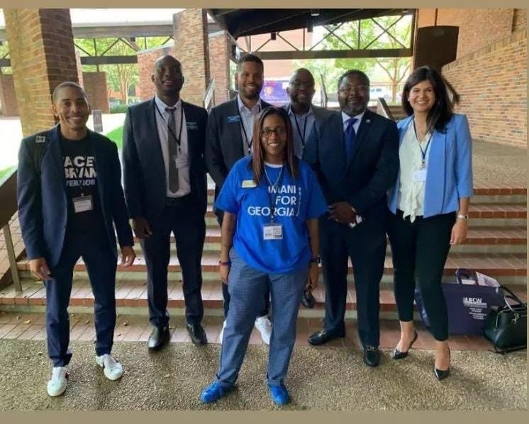 segunforgeorgia's tweet photo. I attended the Democratic Party of Georgia’s State Convention, True Blue 2022, held last Saturday, August 27 in Columbus, Georgia in my quest for a better Georgia.
#segunforgeorgia #trueblue22 #votesegunforgeorgia #georgiademocrats #georgiademocraticcandidate #bettergeorgia https://t.co/i9jL18b4m7