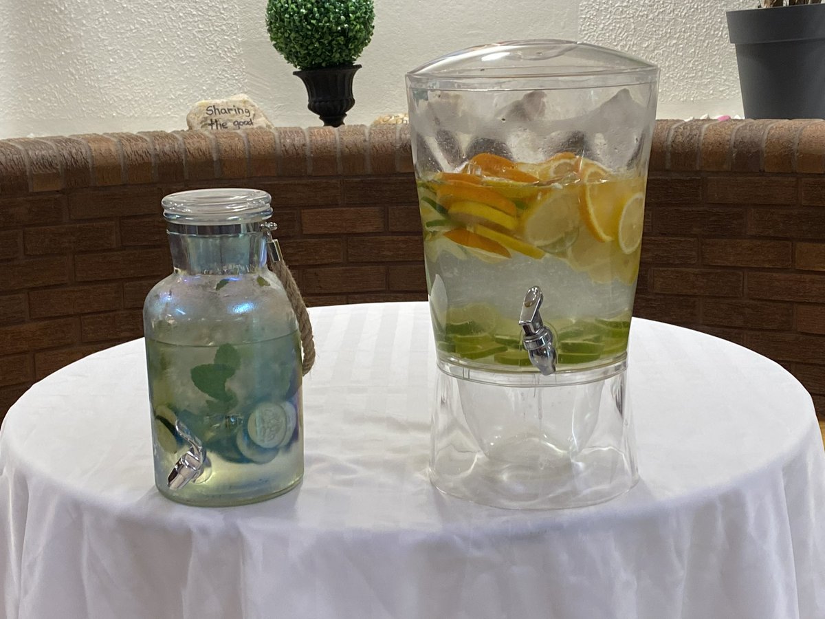 Learning all about the benefits of drinking H2O! Delicious spa water was accessible throughout the day for all our students! What a great way to refresh ourselves on such a hot day!  <a href="/APPLESchools/">APPLE Schools</a> <a href="/Stlcs_EICS/">St. Luke Catholic</a> <a href="/EICSCatholic/">Elk Island Catholic Schools</a>