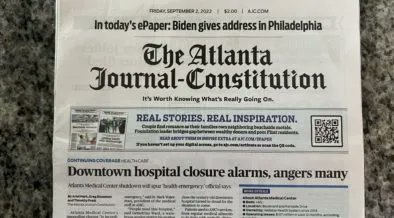 SaportaReport's tweet photo. See the email sent to AJC staff Friday afternoon in response the SaportaReport story about the newspaper's plan to cut back daily print editions https://t.co/9cnF9E6hpO https://t.co/eJaYtdRZxv