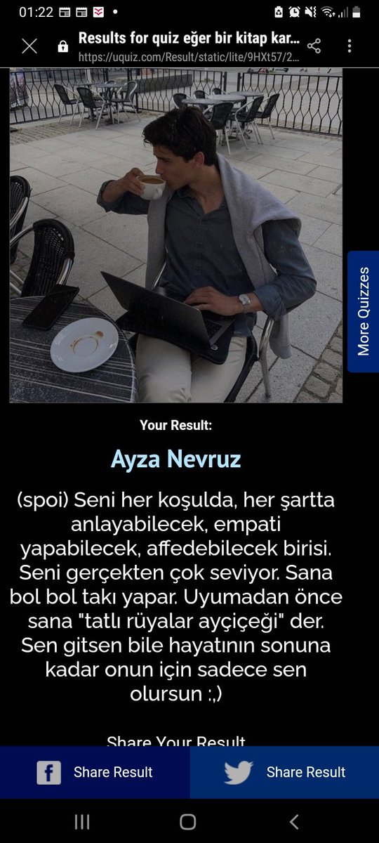 Ayyyy ayzaamm çıktııı.
Ama ağlamaya gitcem açıklamayı görünce 
Sen gitsen bile hayatının sonuna kadar onun için sen olursun.
Çiçek Ayza 
Tatlı Kabuslar 
Tatlı rüyalar ayçiçegi