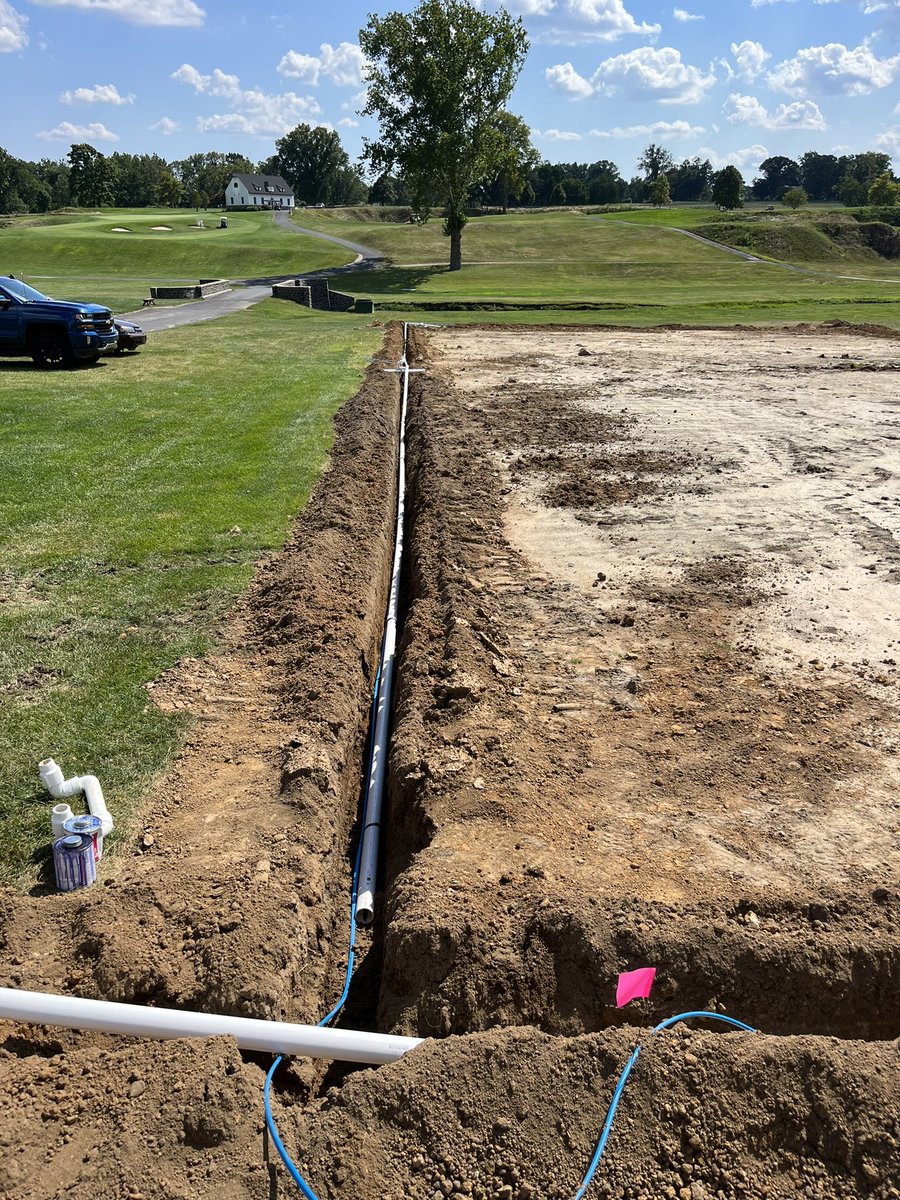 September kicks off project season. A renovated/expanded nursery and some drainage work. Great job by our staff!