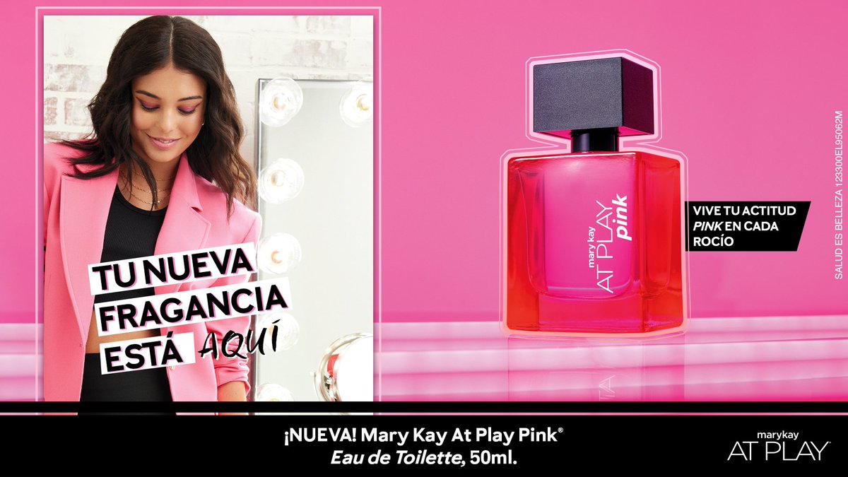 MaryKayDeMexico's tweet photo. ¡Atrévete a vivir una actitud sin límites con la ¡Nueva! Mary Kay At Play Pink® Eau de Toilette! 💖💕

#MaryKaydeMéxico #MaryKayAtPlay #Fragancia #AtPlayPink https://t.co/1XyRiNiKc8