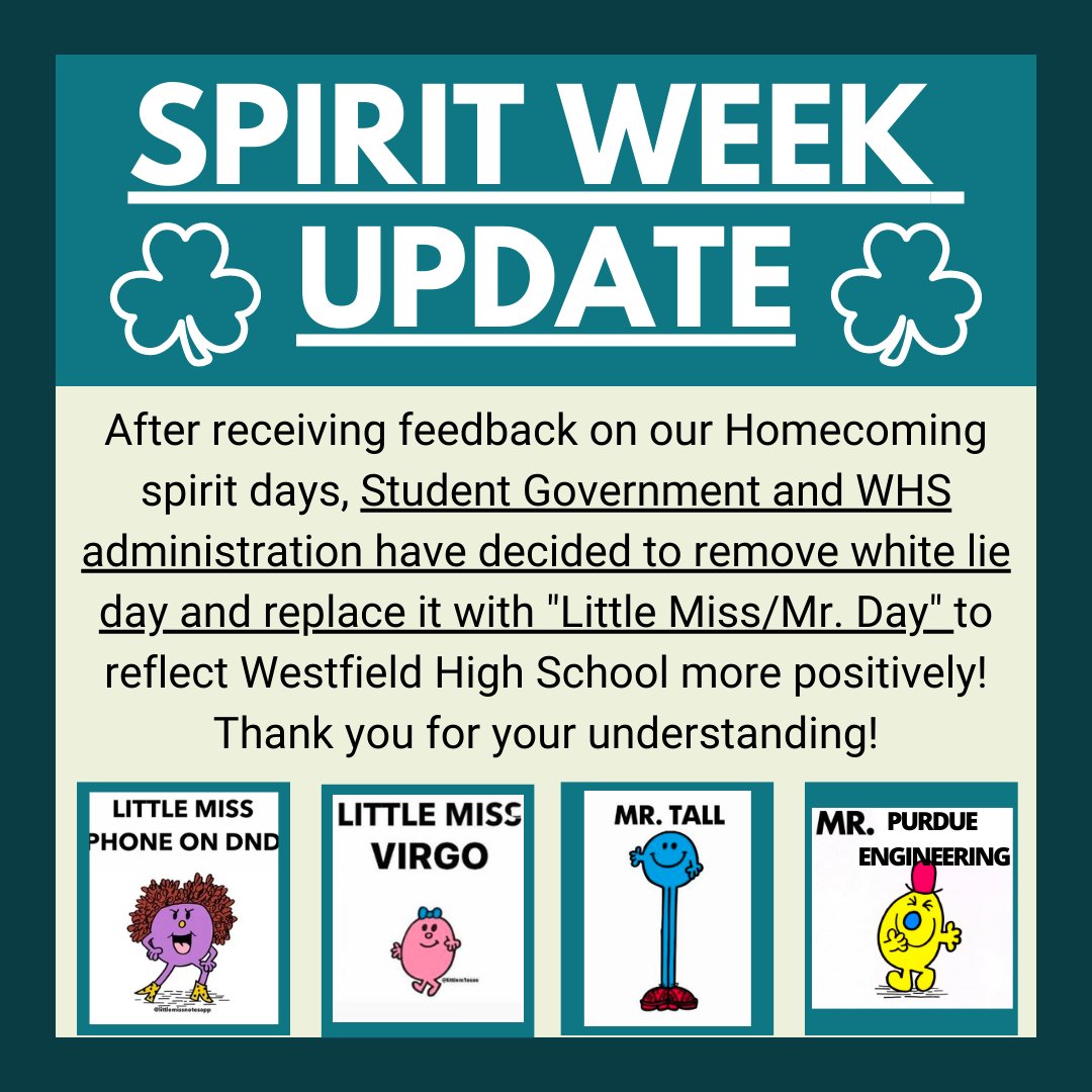 WHS Student Government tweet media