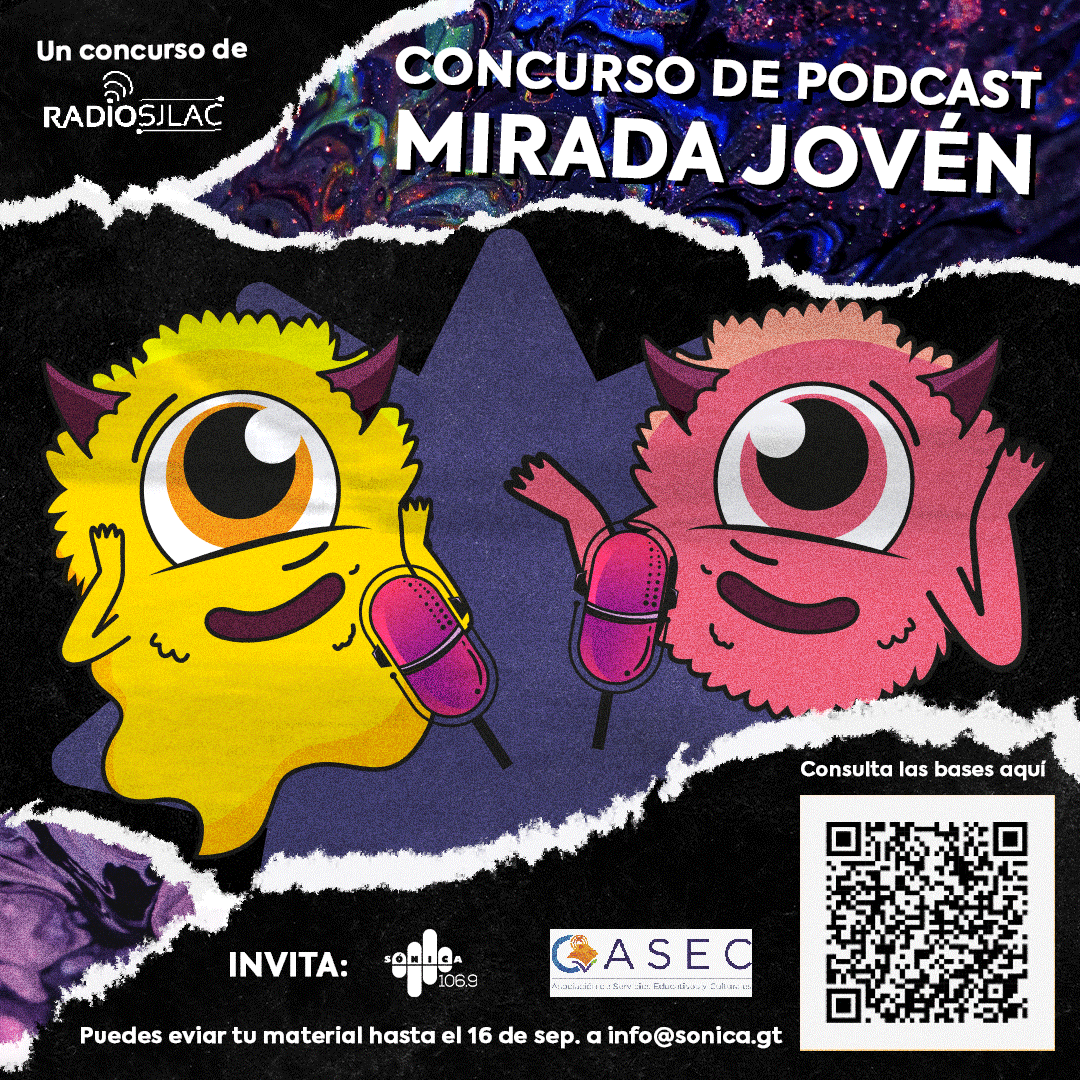 ¡Concurso Podcast! 
Participa en el concurso de Podcast Radiofónicos: Mirada Joven, organizado por la Red de Radios Jesuitas LAC. 

Para más información da clic al enlace: shorturl.at/acwzL