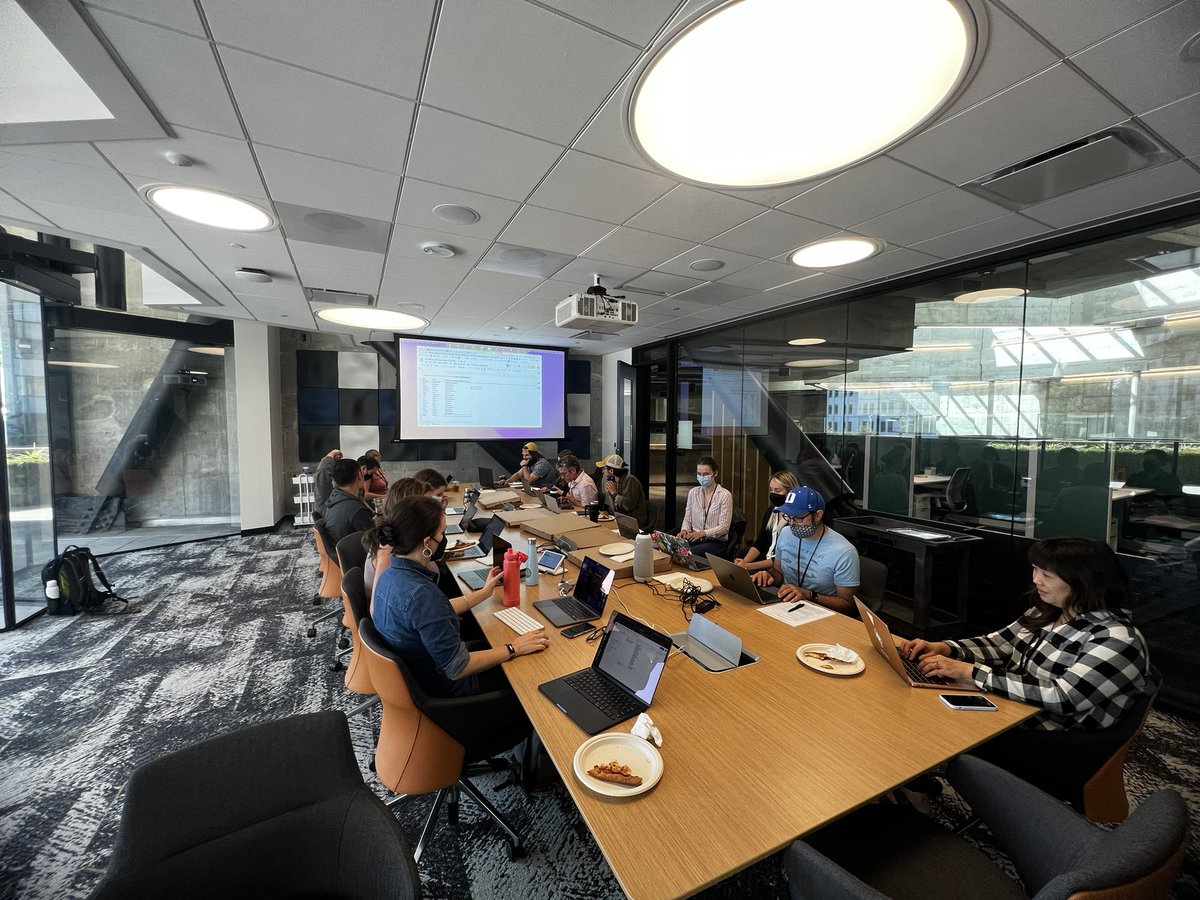 PracheeAC's tweet photo. Preprint review pizza party at @ArcadiaScience! We read a ton of preprints here &amp; since we want to live in a world where authors, reviewers, and readers all benefit from expert opinions, we’re posting a whole bunch public comments on preprints 🙌 https://t.co/t1k1DqoPp5