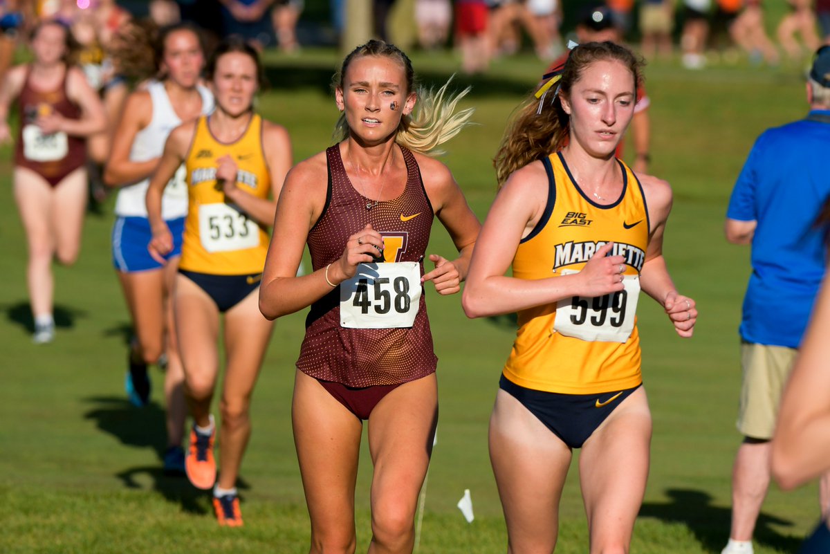 RamblersTFXC's tweet photo. Some 🔥 showings for #LUXC in the women's 4k race! 3⃣ #Ramblers finish in the top-🔟, all posting personal bests!

@GraceJostock (2nd) - 14:30.1
@fahendrickson (7th) - 15:04.1
Aiden Grasse (9th) - 15:15.2

#OnwardLU #A10XC https://t.co/txSAdiG5OP