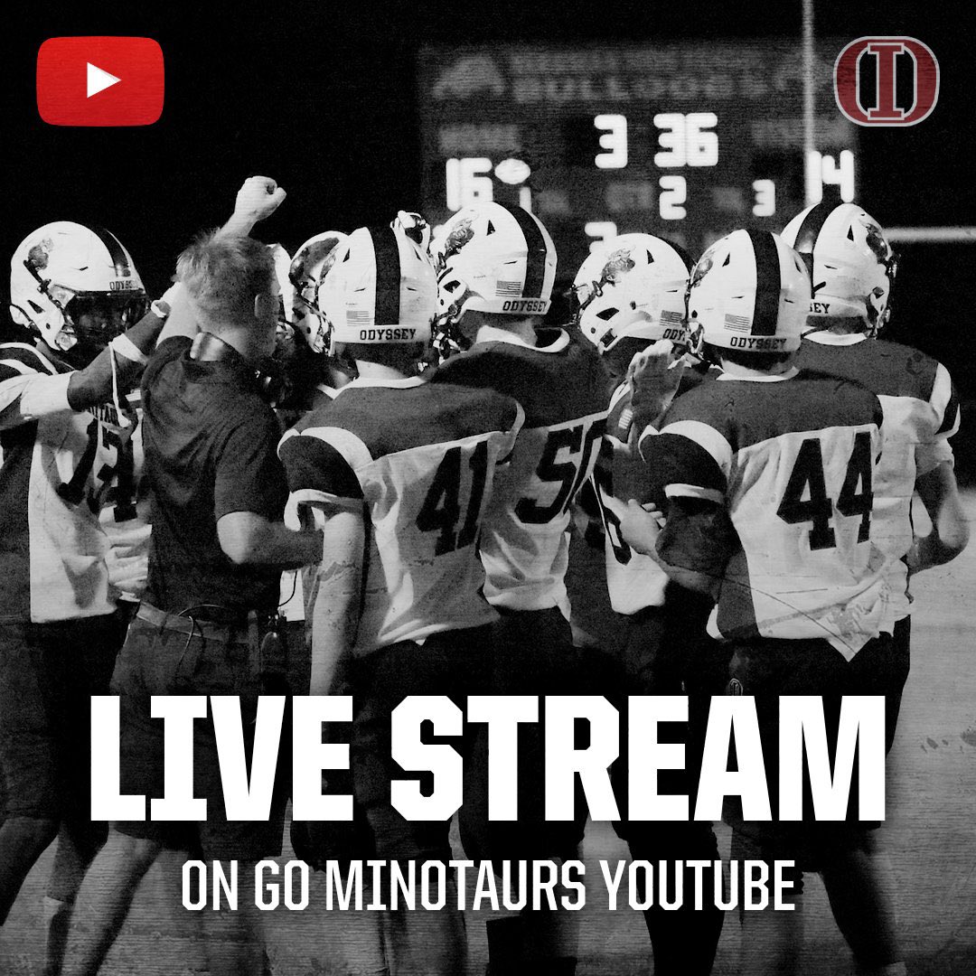 GOMINOTAURS's tweet photo. Tonight’s football game against @TriviumFootball will be live-streamed on our Go Minotaurs YouTube channel. #GOMINOTAURS #footballgame #youtube @OIfootballbc 

Direct link: https://t.co/1BbU0D73o2 https://t.co/oW8W0z1SyN