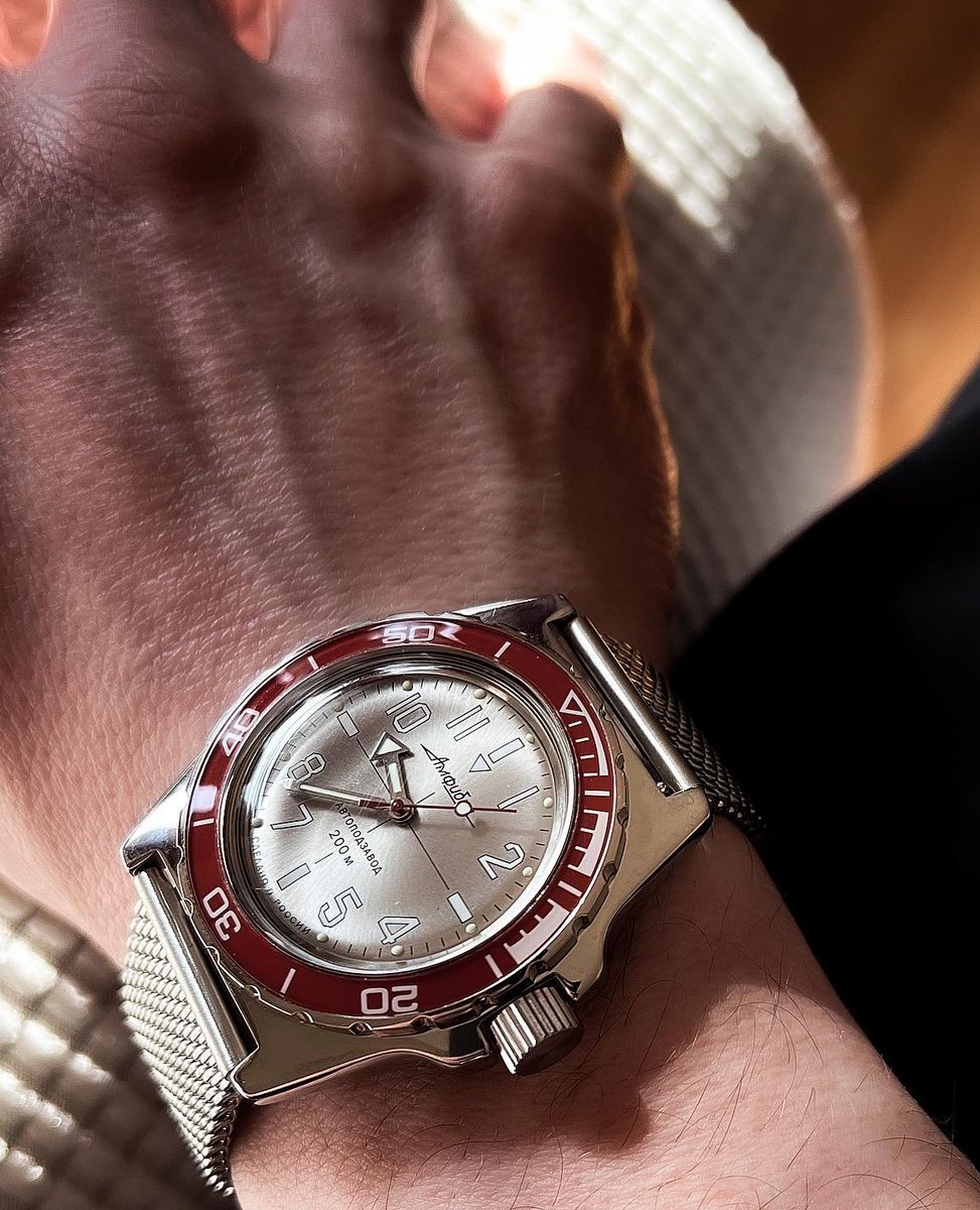 Strapcode's tweet photo. #๐ท @leov_watches ๐ Thanks! #Repost #strapcodefeaturing โBand ref : https://t.co/JyXygAT49n
Such a looker for the price point. Here on a strapcode mesh
Vostok Amphibia 110649 with two exchangeable bezels ๐ค๐ค๐ค๐ค๐ค
Great Friday To All ๐ค๐ป
https://t.co/y54Jo0cYqJ https://t.co/3Cb1oXGfX6