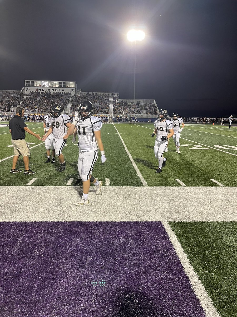 CAlbright_edu's tweet photo. Rams fall to Indianola 31-17. Way to battle! Up next is HOCO vs @ALHSathletics Let’s bring the intensity RAMS NATION!!! #RAMSUnited #shortmemory https://t.co/tBiy8p4kHm