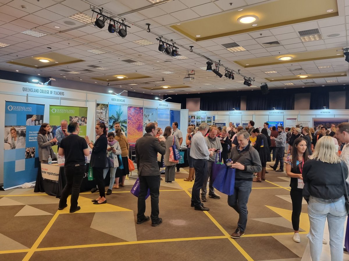 ChessellDavid's tweet photo. Great turnout for the 2022 @TeachQLD Career Fair @TheQCT @Griffith_Uni https://t.co/iy4qjBsJqj