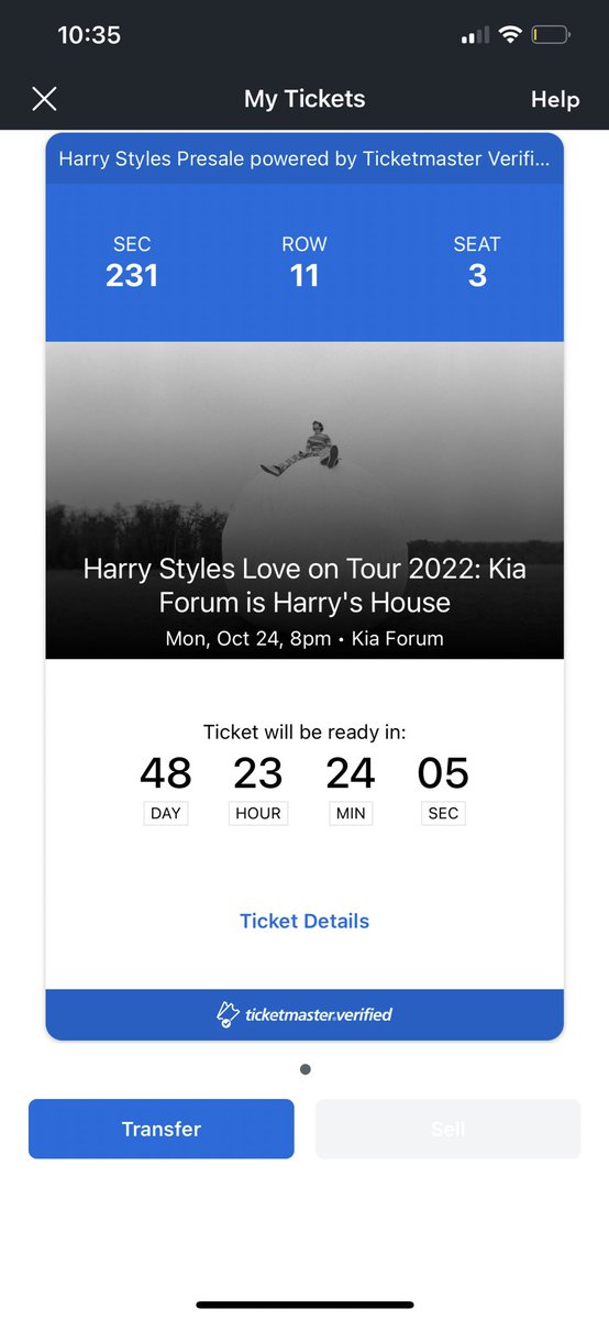 abicaroline17's tweet photo. selling my 200 level ticket for LOT 10/24! dm me for more info &amp; proof! #HarryStylesLoveOnTour #HarryStyles #harrystylestickets https://t.co/tTsL8Pf3B1